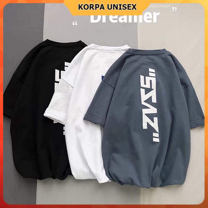 [ Ảnh Thật ] Áo thun tay lỡ form rộng phông in hoạ tiết chữ sành điệu - Unisex nam nữ đều mặc được