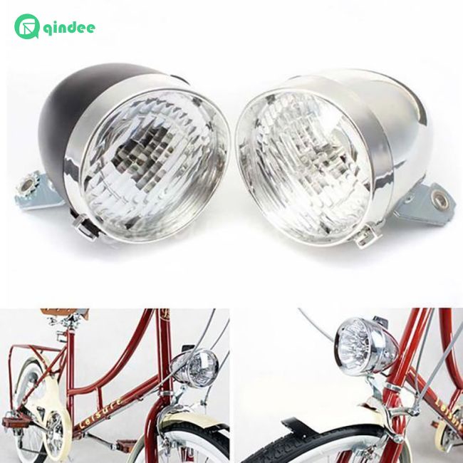 Đèn Pha LED 3 Bóng Phong Cách Retro Cho Xe Đạp Leo Núi