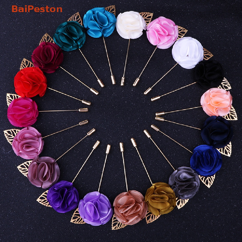 Ghim Cài Áo Hình Hoa Hồng / Lá Bằng Hợp Kim Thời Trang Cho Nữ