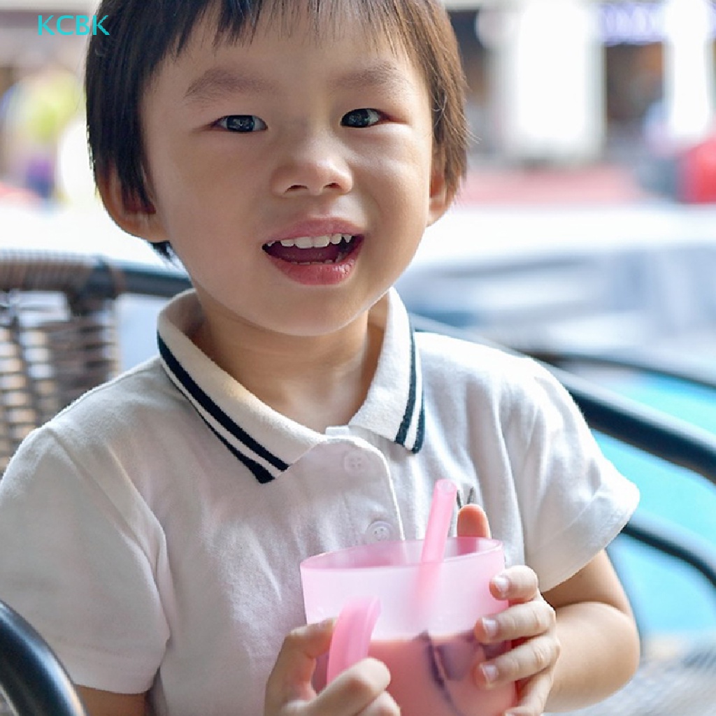 Bộ 6 Ống Hút Silicon Trong Suốt Tái Sử Dụng Tiện Lợi