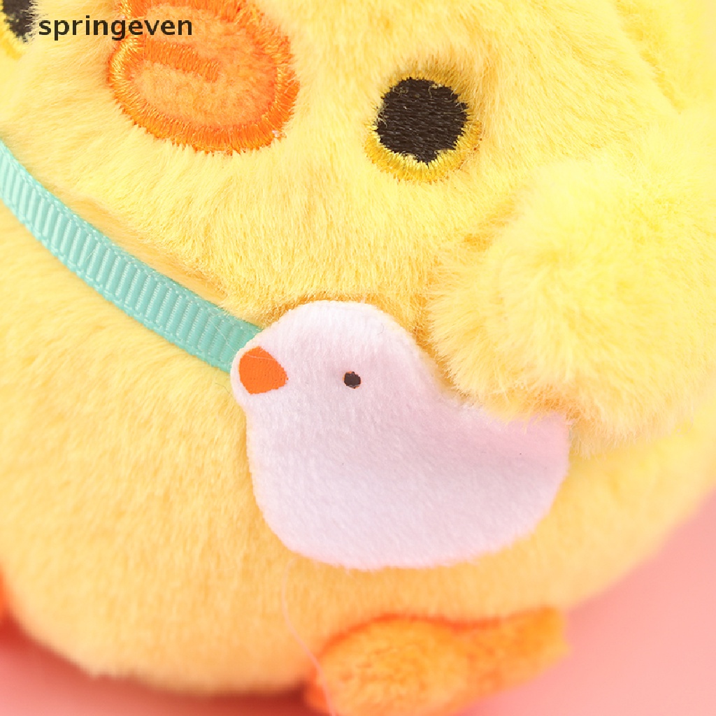 Móc Khóa Hình Gà Nhồi Bông Mềm Mại Đáng Yêu
