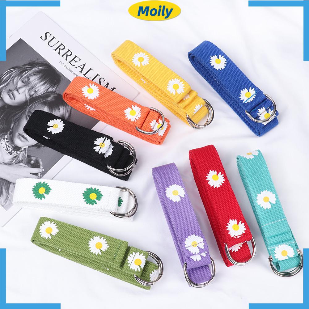 Thắt lưng canvas in họa tiết thời trang cho nam nữ