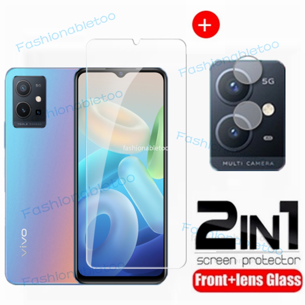 Kính Cường Lực Bảo Vệ Camera 2 Trong 1 Cho Vivo Y55 + Y55 + Y55s Y75 Y 55 Y 75 5G
