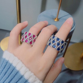 Nhẫn đính kim cương toàn bộ phong cách âu mỹ cho nữ