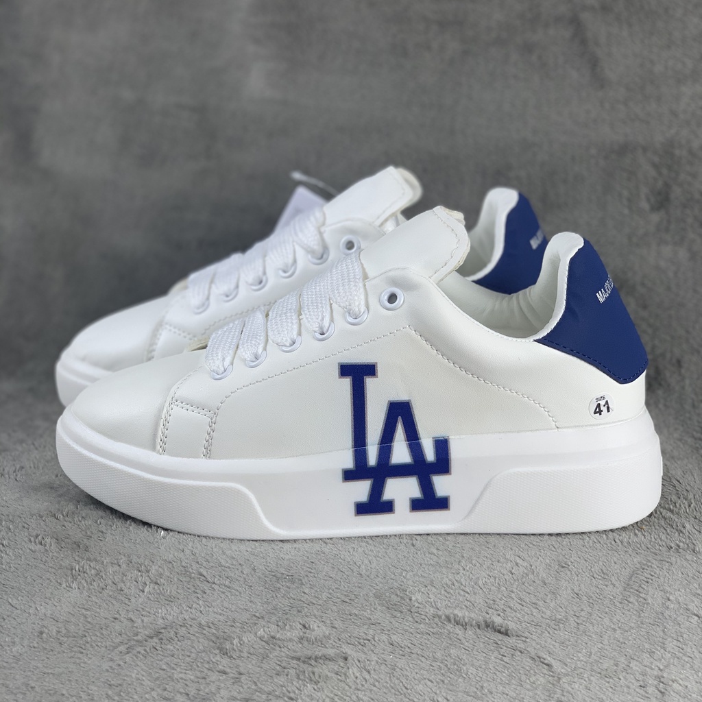 Giày Mc queen LA,NY Trắng Mẫu Mới 2022,  Giày Độn Đế LA,NY Hàn Quốc 4cm G1953 Gragas Sneaker