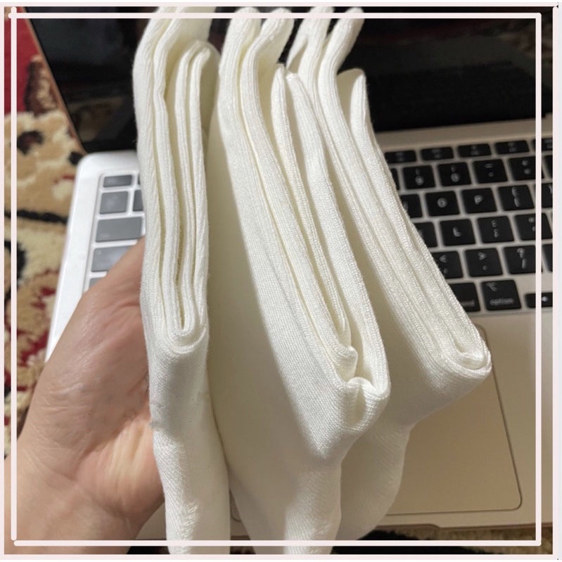 Tất nữ cổ cao FREESHIP Vớ nữ trắng -cute phong cách hàn quốc cổ cao chất liệu cotton đi êm chân siêu thích