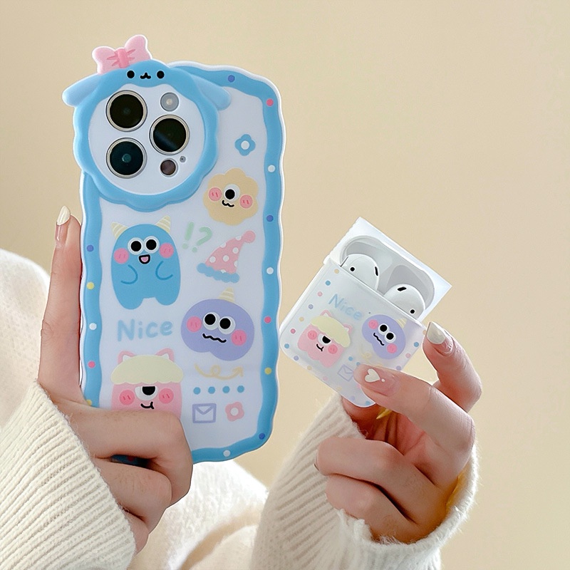 Ốp Điện Thoại Hình Chú Cừu Hoạt Hình Phong Cách Hàn Quốc Cho iphone14promax / 13 / 12 / 11 / 7 / 8plus