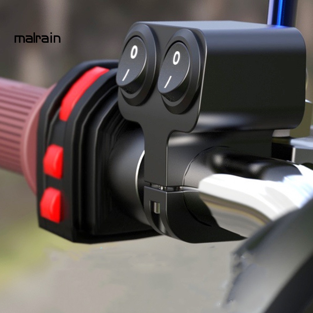 Công Tắc Điều Khiển Đèn Pha Gắn Tay Lái Xe Máy 12V