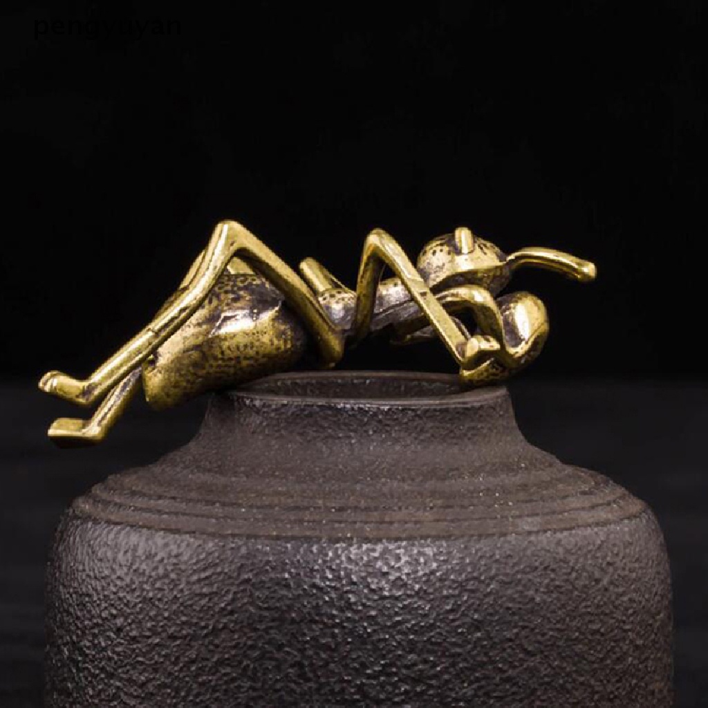 Đế Cắm Nhang Hình Kiến Bằng Đồng Thau Để Bàn Trang Trí Văn Phòng
