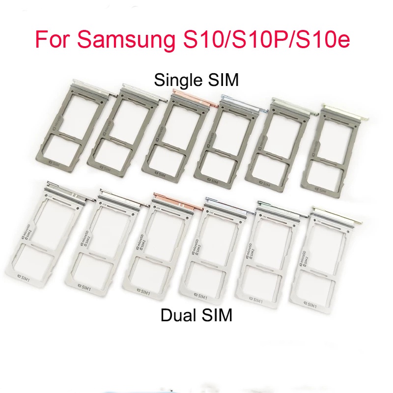 Khay Đựng Sim Điện Thoại Cho Samsung Galaxy S10 Plus Lite 5G S10e