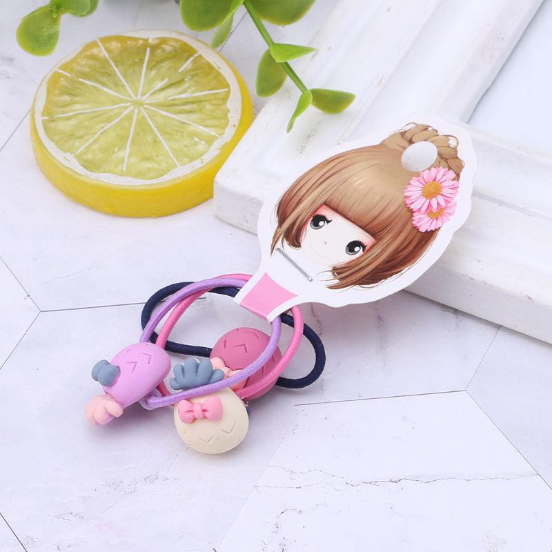 Dây Cột Tóc Co Giãn Hình Trái Cây Dễ Thương Sáng Tạo