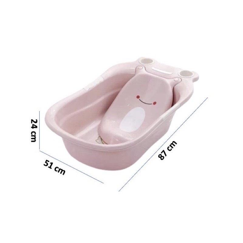 Thau Tắm Chậu Tắm Hình Ếch Hokori Có Ghế Tựa Dễ Thương Chắc Chắn