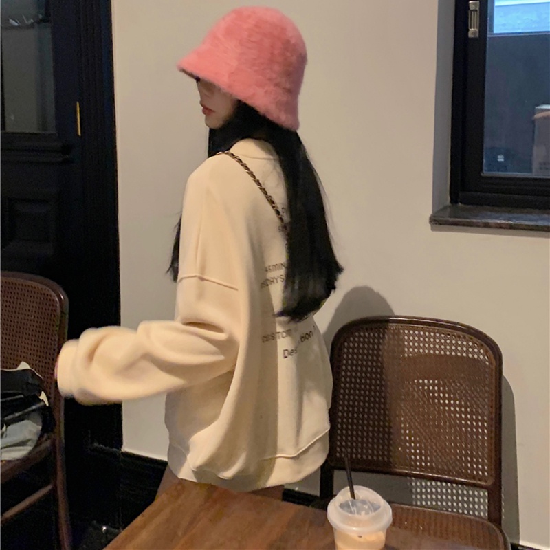 IELGY   Áo Khoác Bóng Chày cardigan Thiết Kế Cảm Giác Thời Trang niche Dành Cho Bạn Nữ