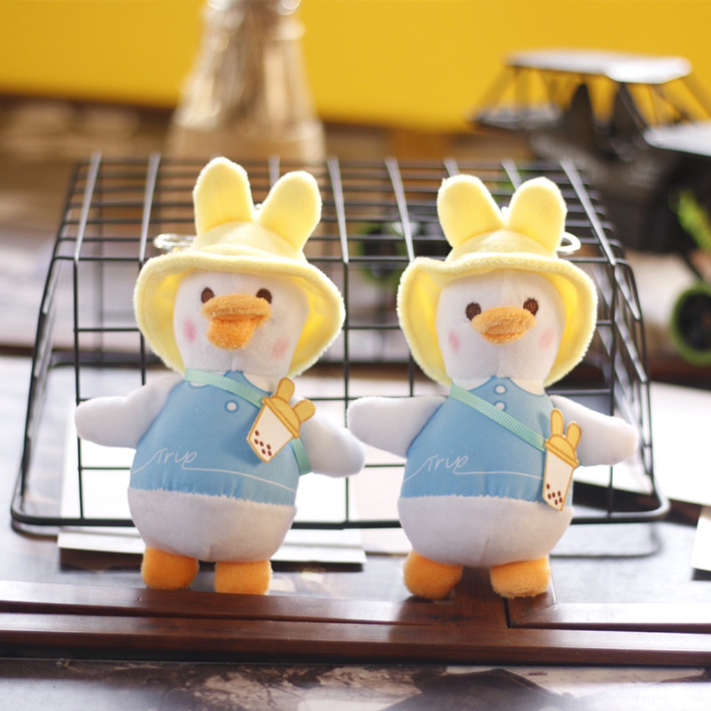 [COD]♋Móc Khóa Vịt Nhồi Bông Xinh Xắn