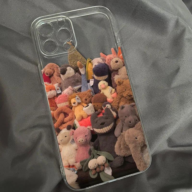 ✅Ốp Điện Thoại Mềm Hình Cô Gái Dễ Thương Cho iPhoneXS Apple 14 / 12Promax11 / 13 / 8Plus 11MA