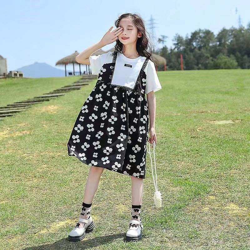 Áo Thun Mùa Hè Phong Cách Mới 2023 Cho Bé Gái 6-8 - 11-13 - 15 Tuổi