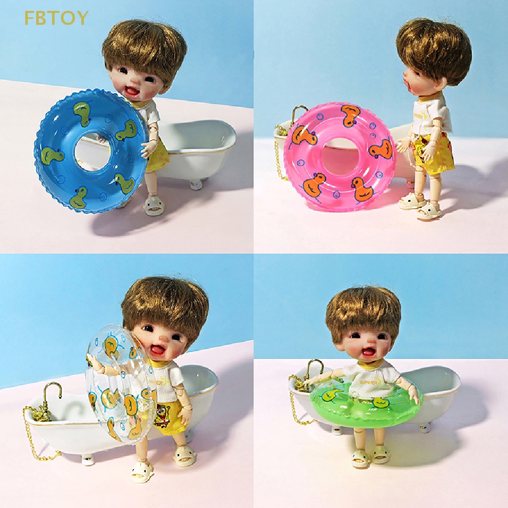 Set 2 Phao Bơi Trang Trí Hình Chú Vịt Dễ Thương