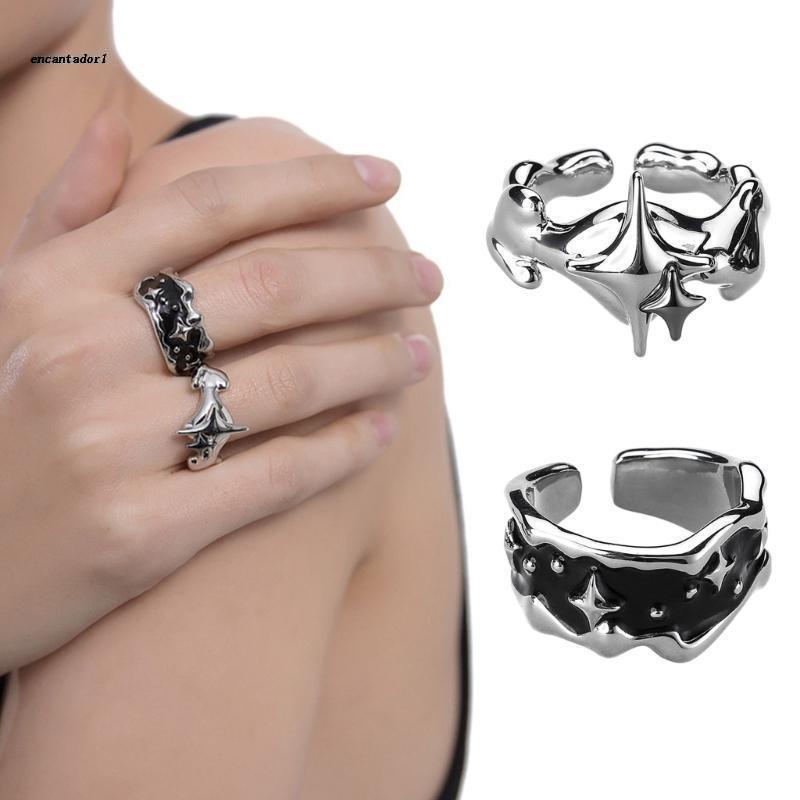 ✿ Nhẫn Hở Hình Ngôi Sao Thiết Kế Ấn Tượng