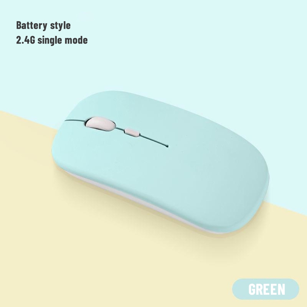 Chuột Không Dây Cho Máy Tính Xách Tay Máy Tính Bảng Không Ồn Chuột Không Dây Màu Macaroon Vùng 2.4G 1600Dpi