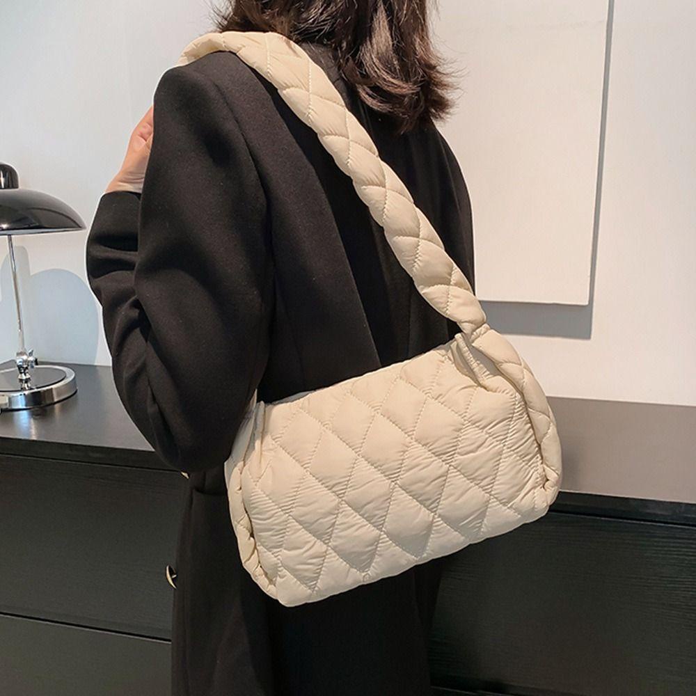Túi Tote Cotton Phao Đệm Vai Cho Nữ