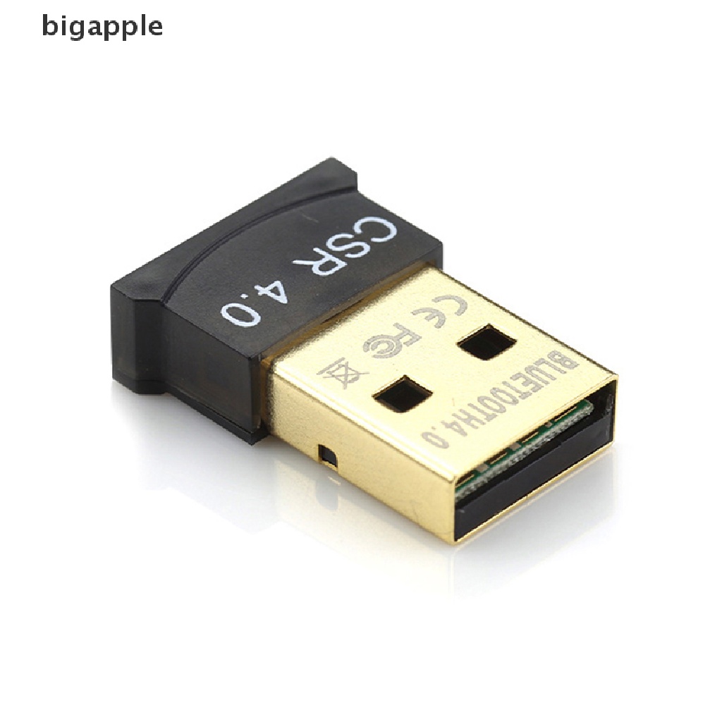 bigapple USB Bluetooth 4.0 Adapter Transmitter Bluetooth Receiver Audio Bluetooth Dongle Wireless USB Adapter for Computer PC Laptop c RDG