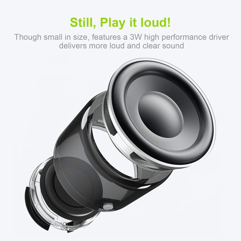Loa Bluetooth Âm Thanh Siêu Trầm Có mic Cỡ Nhỏ Và Kích Thước Nhỏ Bằng Kim Loại Myanko WKUJ DPX3