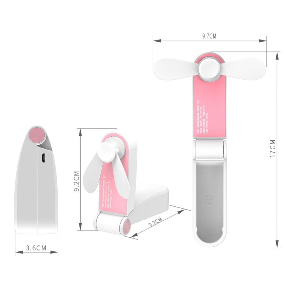 Quạt Mini Cầm Tay Có Thể Điều Chỉnh Tốc Độ Gió Tiện Dụng
