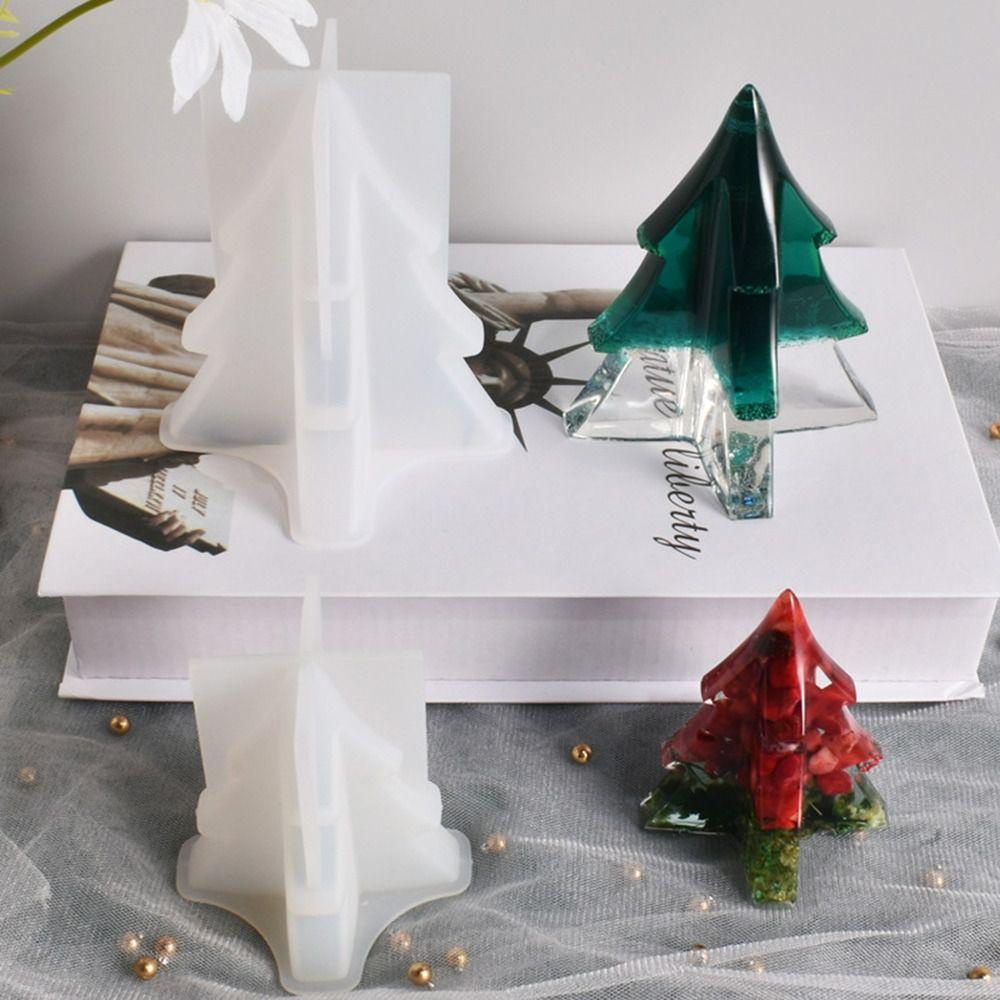 Khuôn Làm Cây Thông Giáng Sinh 3D Bằng Nhựa Resin Độc Đáo 1
