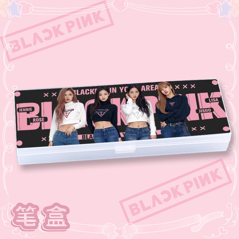 Hộp Bút In Hình Blackpink Lisa Jisoo Jennie Ros Lalisamanoban Dễ Thương Cho Bé Gái
