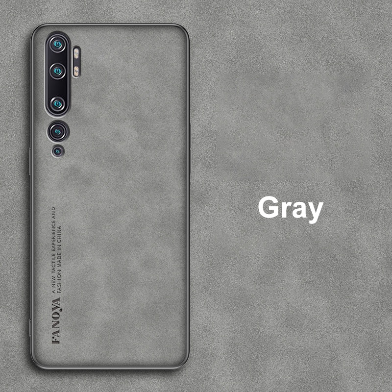 Ốp Điện Thoại Da PU Phối Silicon Nhám Sang Trọng Cho Xiaomi Mi Note 10 Pro 10Pro Xiaomi Mi CC9 Pro Coque