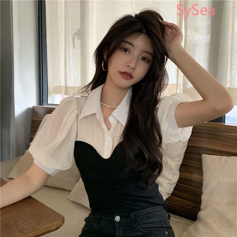 Áo Sơ Mi Voan Thời Trang Mùa Hè Pháp Dành Cho Nữ