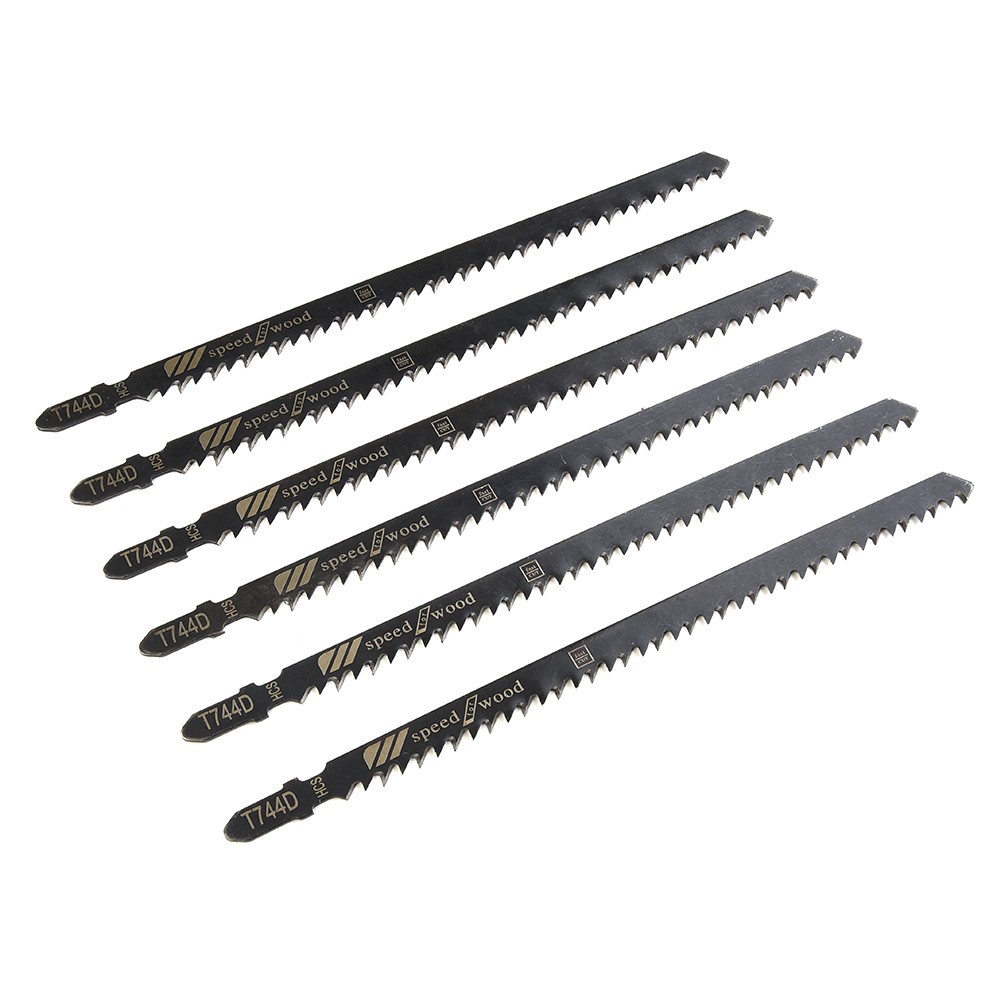 Bộ 6 Lưỡi Cưa Xếp Hình T744D Dài 180mm 180mm Siêu Nhanh Dùng Để Cắt Gỗ