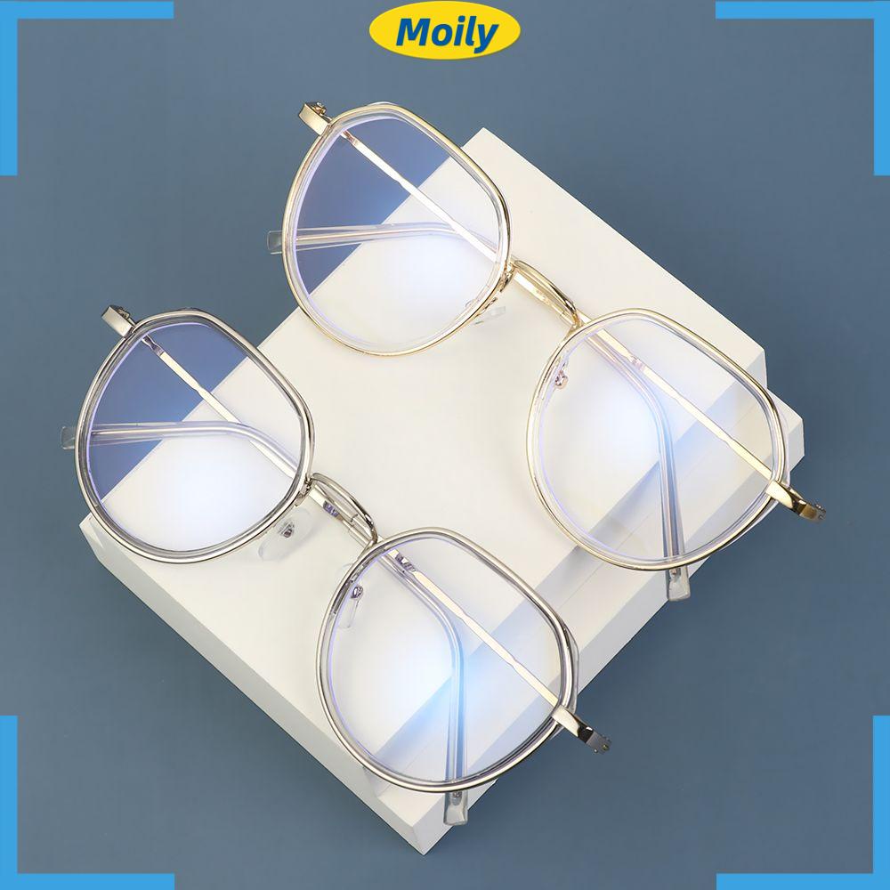 Mắt kính gọng tròn chống tia bức xạ thiết kế thời trang