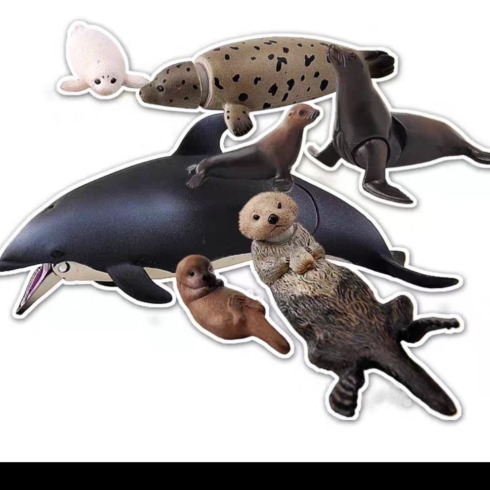 Mô Hình Đồ Chơi Hổ / Sư Tử Nhật Bản TOMY Domeka Có Thể Di Chuyển Được