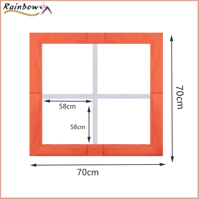Lưới Vuông Luyện Tập Thể Thao Trong Nhà / Ngoài Trời Có Thể Gấp Gọn