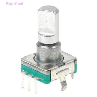 Rightfeel 1PC EC11 Bộ mã hóa quay mỏng với 30 định vị 15 xung 15mm Nửa trục Mới