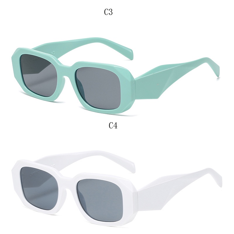 Kính Mát Gọng Oval Chống Tia UV Phong Cách Retro Thời Trang Cho Nam Nữ