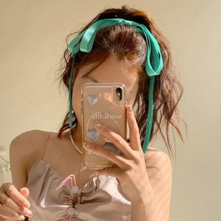 Dây Cột Tóc Đính Nơ Đơn Giản Cho Nữ