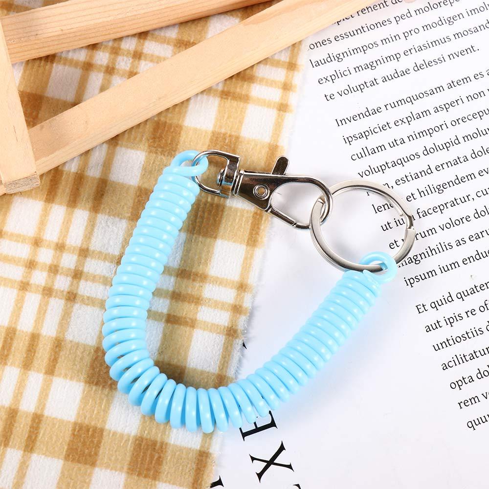 Dây Lò Xo Co Giãn 11cm Gắn Móc Khóa / Điện Thoại Chống Thất Lạc Tiện Dụng