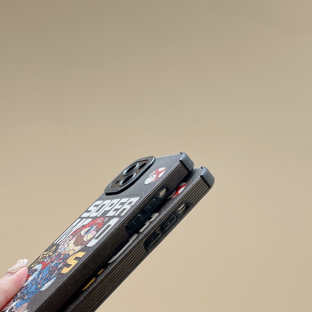 Ốp Điện Thoại TPU Dẻo Họa Tiết Hoạt Hình Super Mario Cho iPhone 14 13 12 11 Pro Max XS XR 7 8 Plus