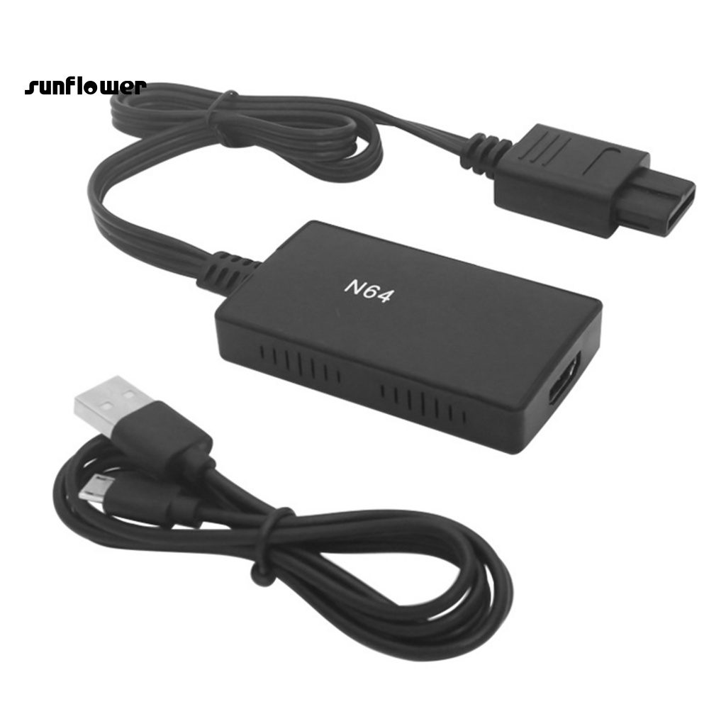 1 Bộ Dây Cáp Chuyển Đổi Video AC100V-240V N64 Sang HDMI Độ Chính Xác Cao 1080P Cho N64 / GameCube / SNES