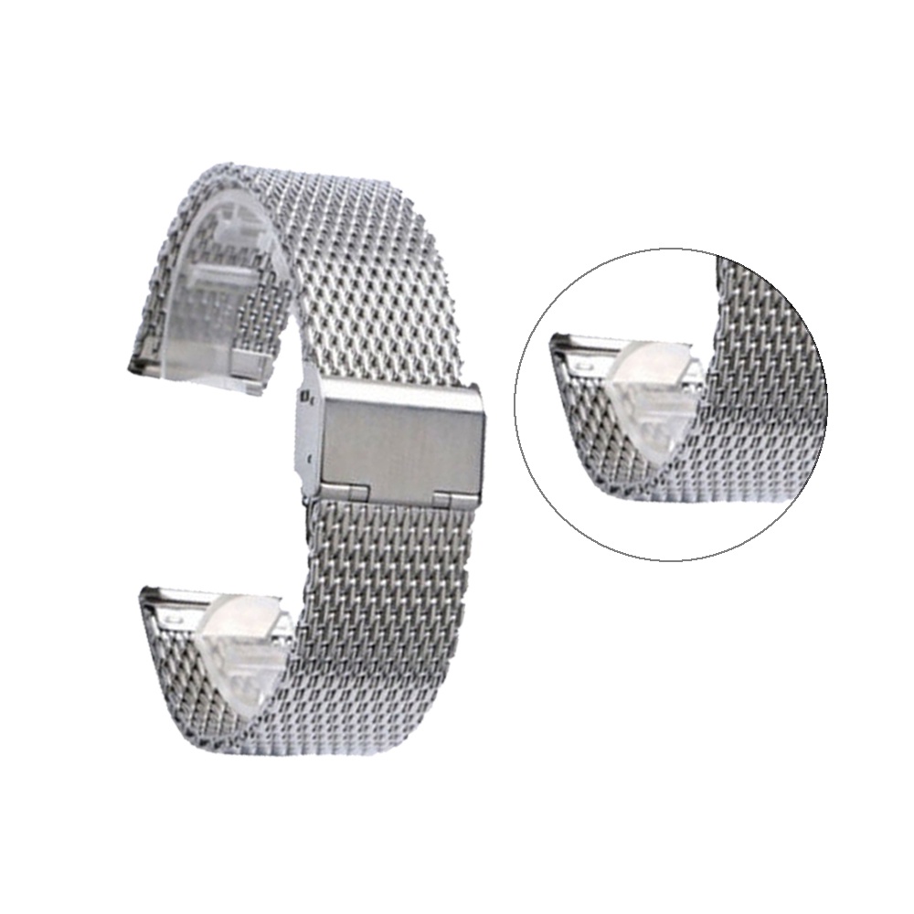 Dây Đeo Đồng Hồ Dạng Lưới Inox 20 22mm 20Mm