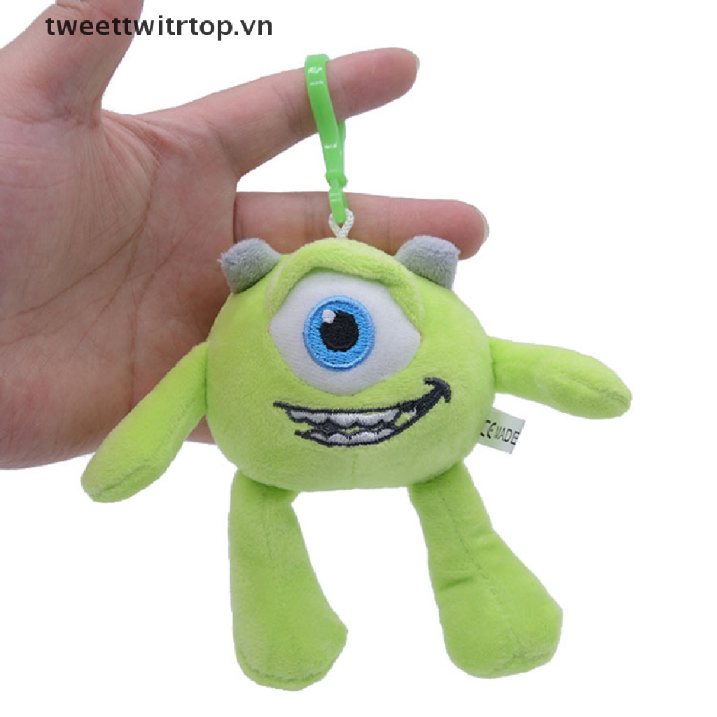 1 Móc Khóa Nhồi Bông Hình Quái Vật 10cm Dễ Thương