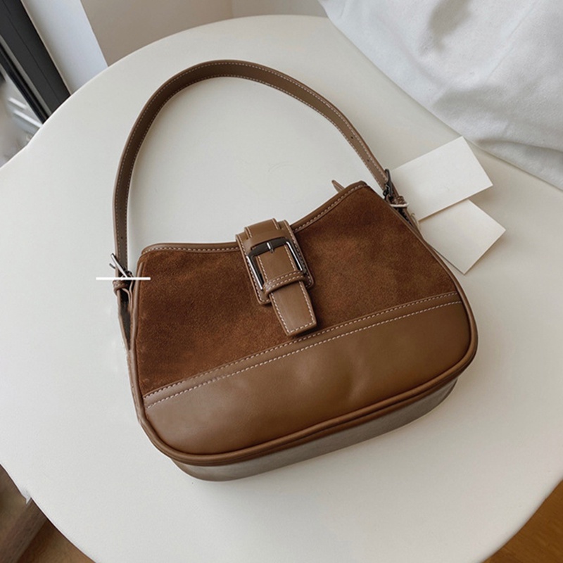 Túi Đeo Chéo Màu Cà Phê Phong Cách Cổ Điển Âu Mỹ Thời Trang Cho Nữ