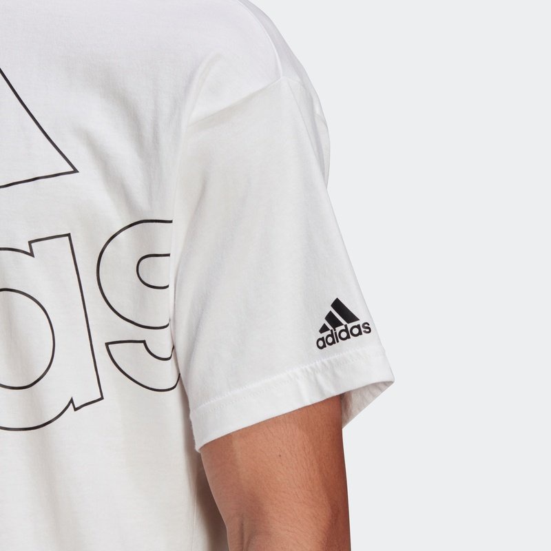 Áo Thun Cotton Adidas Tay Ngắn Cổ Tròn In Họa Tiết Thời Trang Cho Cặp Đôi