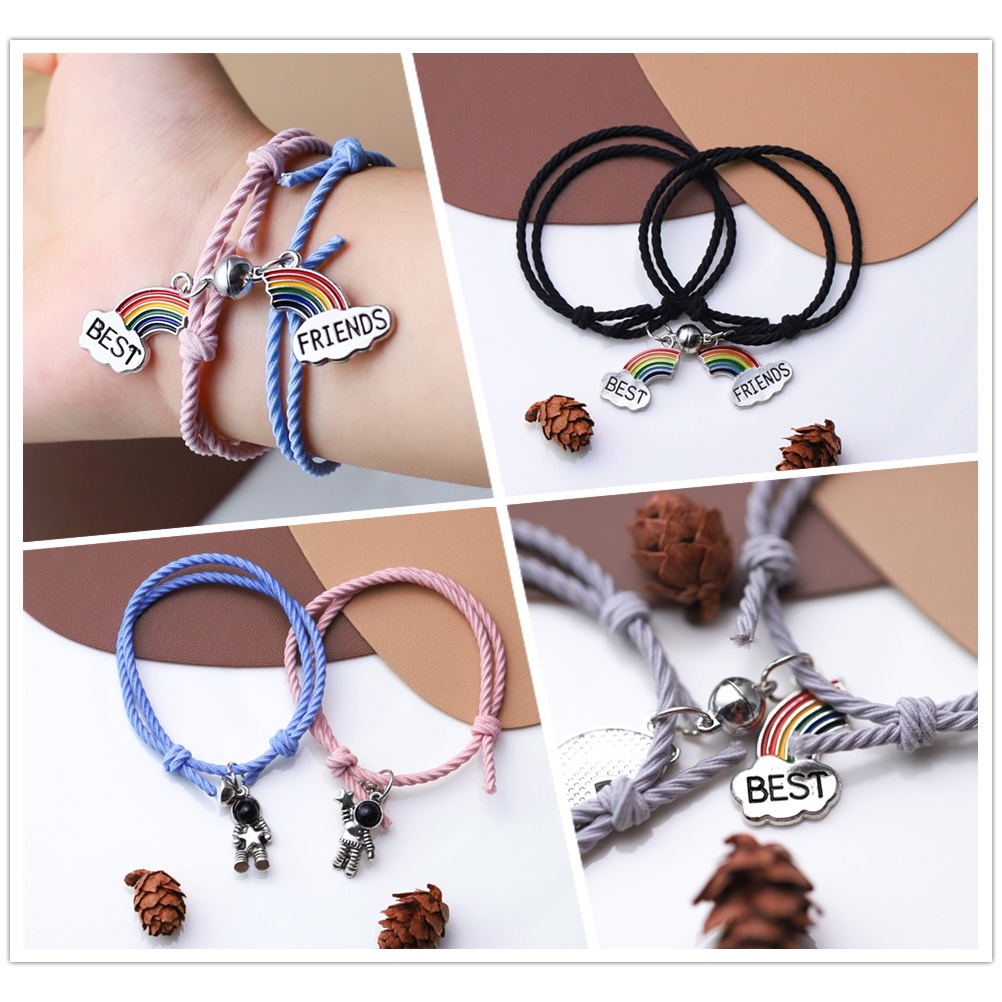 2 Vòng Tay Tình Bạn Có Nam Châm Mới