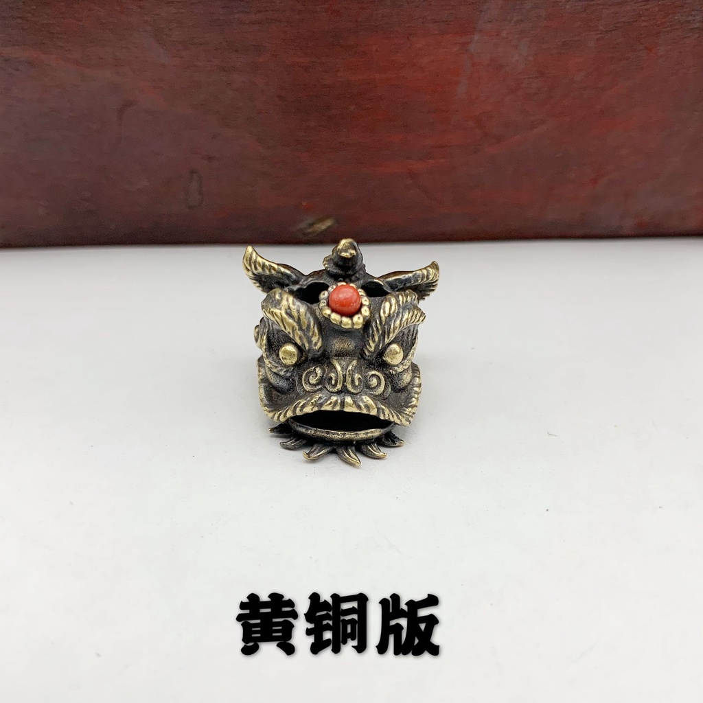 Phụ Kiện Dây Treo Dù Bằng Đồng Thau Hình Sư Tử Nhảy Múa Diy