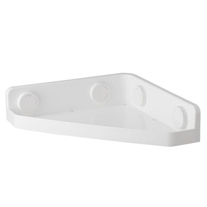 Kệ Nhựa Gắn Góc Tường Đựng Đồ Dùng Nhà Tắm Tiện Dụng