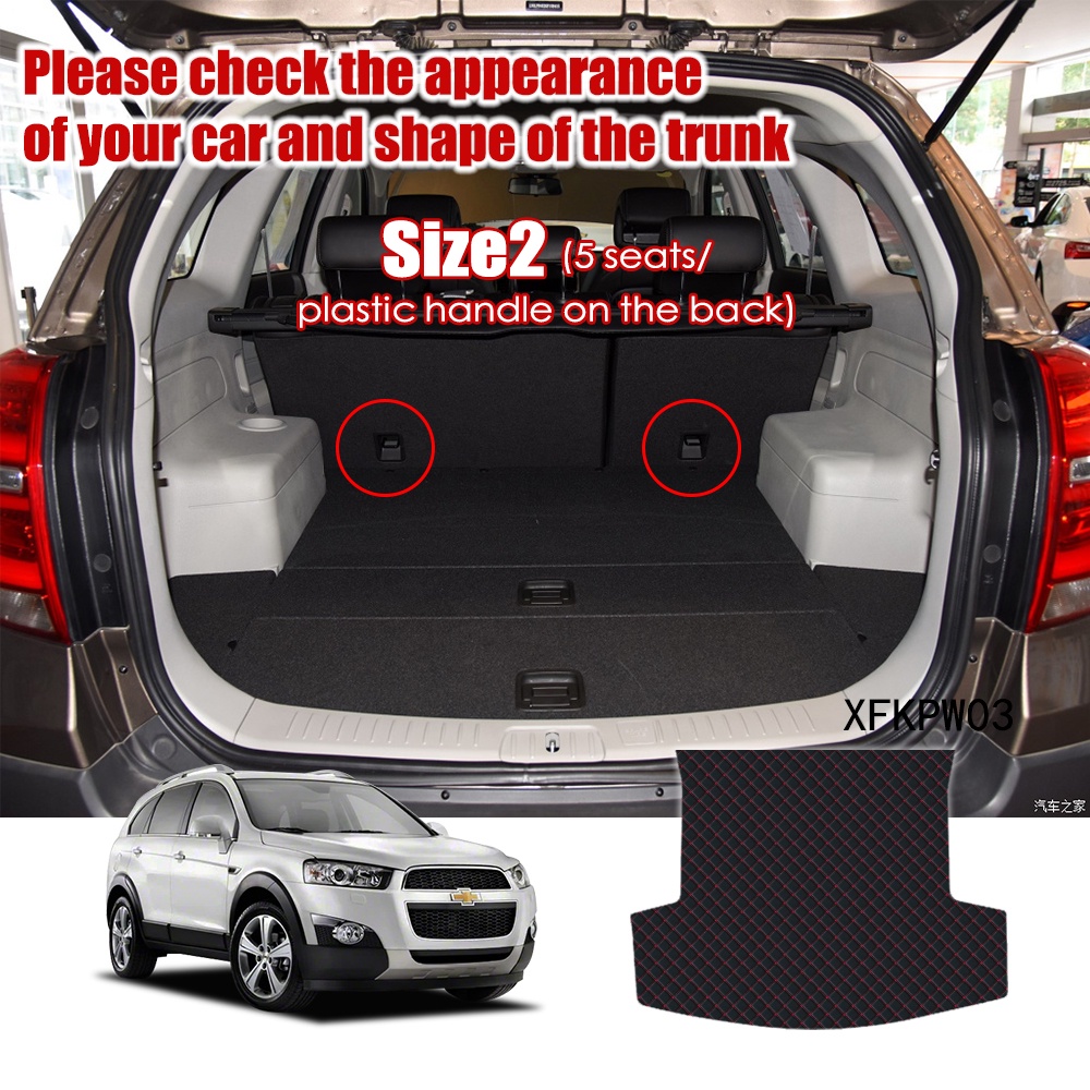 Thảm Da Lót Cốp Xe Hơi Chevrolet Captiva 7 Holden 2011-2018