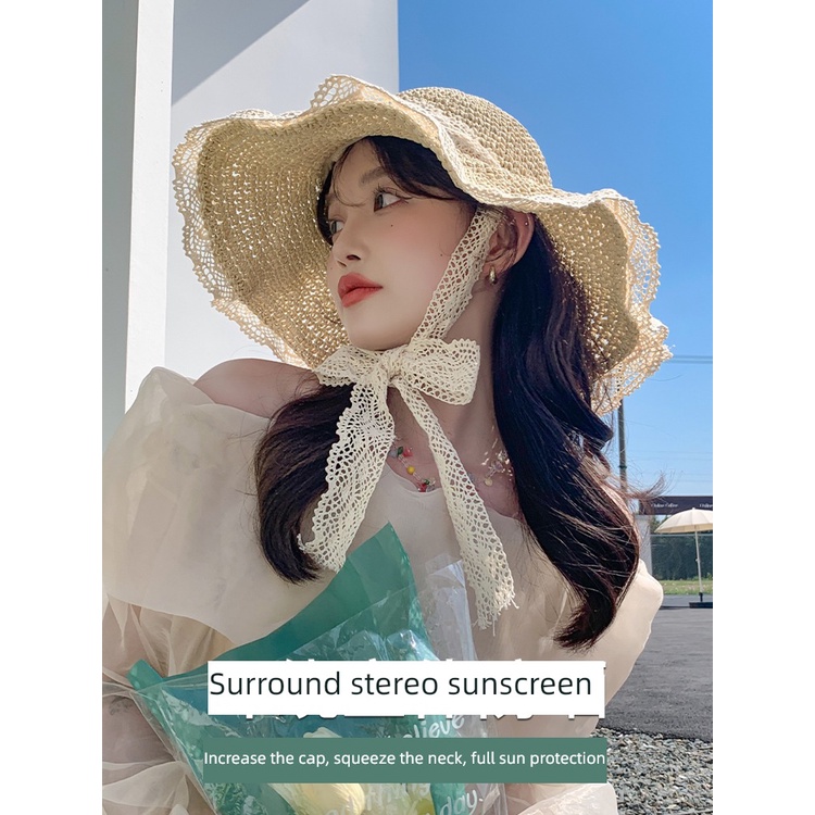 Nón Tai Bèo Rộng Vành Che Nắng Chống Tia Cực Tím Gấp Gọn Thời Trang Nữ Dạo Phố Sành Điệu